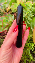 Load and play video in Gallery viewer, Obsidian Wand With Gold Sheen