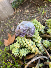 Load image into Gallery viewer, Chevron Amethyst Skull