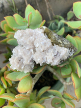 Load image into Gallery viewer, Yellow Fluorite with Stilbite