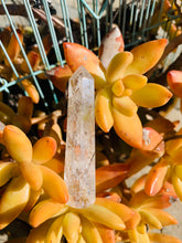 Load image into Gallery viewer, Crackle Quartz Wand with Black Tourmaline