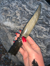 Load image into Gallery viewer, Silver Sheen Obsidian Letter Opener/Dagger