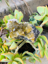 Load image into Gallery viewer, Yellow Fluorite with Stilbite