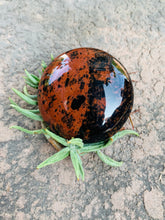 Load image into Gallery viewer, Mahogany Obsidian Palm Stone