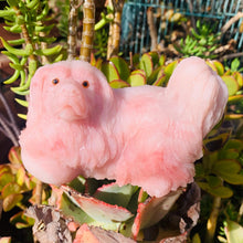 Load image into Gallery viewer, Pink Calcite Dog