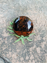 Load image into Gallery viewer, Mahogany Obsidian Palm Stone