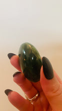 Load and play video in Gallery viewer, Nephrite Jade Palm Stone
