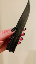 Load and play video in Gallery viewer, Silver Sheen Obsidian Letter Opener/Dagger
