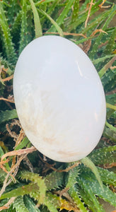 Scolecite Palm Stone